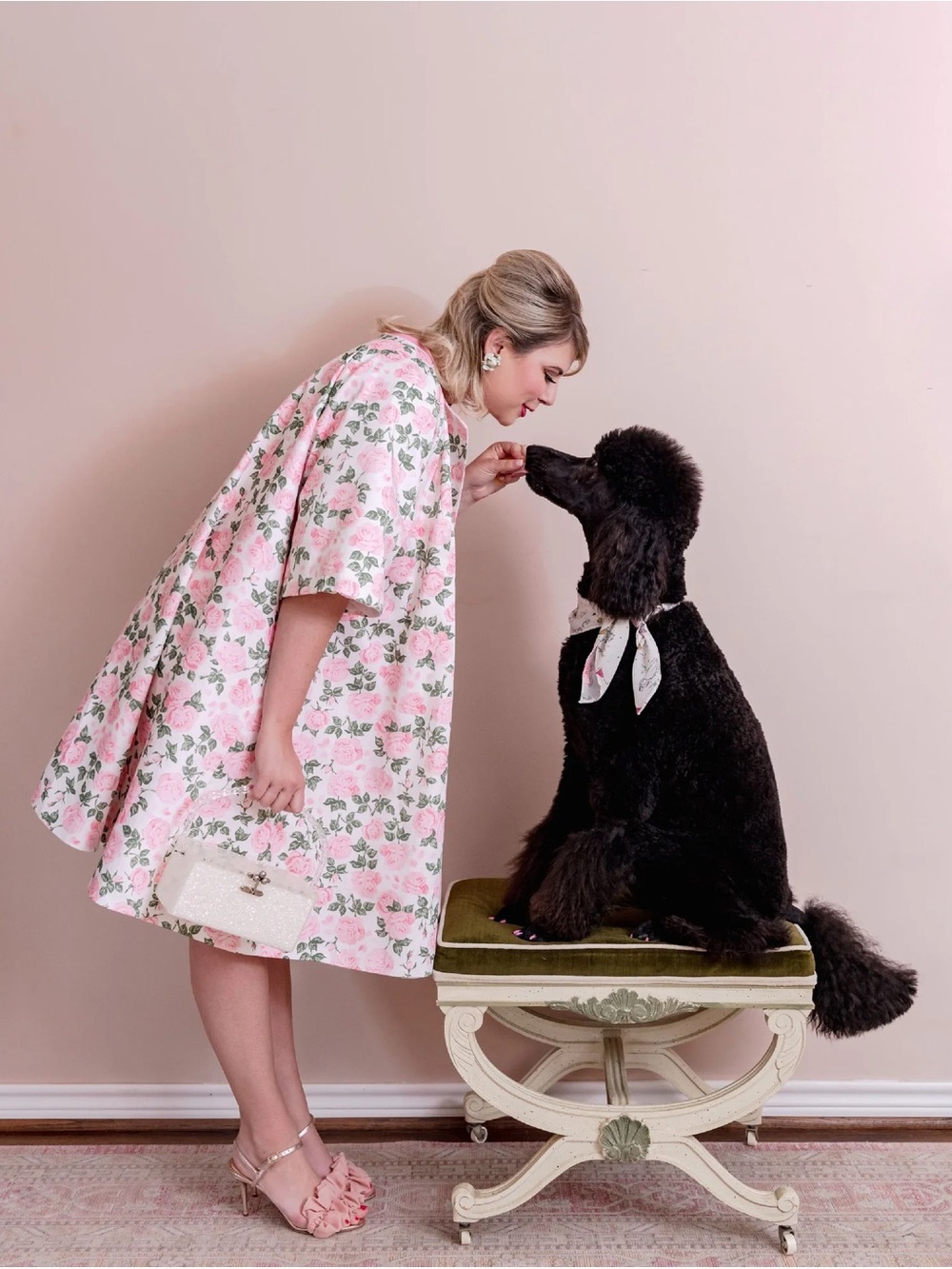 SUITE by Jennifer Diederich WINNERS CIRCLE QUICK ESCAPE COAT Size XL Pink Roses